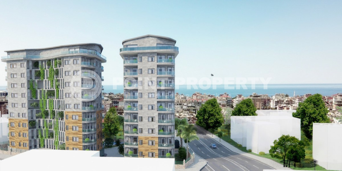 Apartment with sea and mountain views in the heart of Alanya, 650 meters from Cleopatra Beach.-id-1018-photo-14