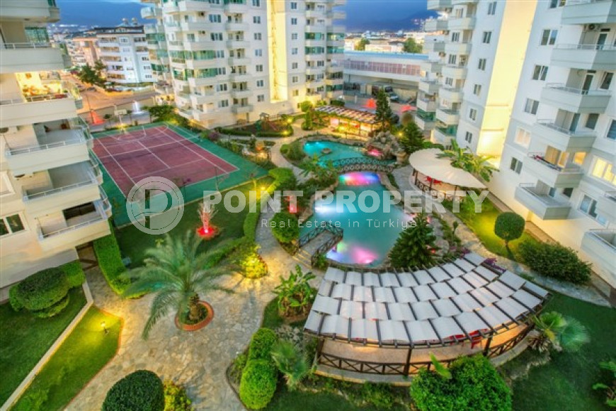 Меблированный пентхаус 4+1, 200м² с личной сауной в центре района Тосмур, Аланья, 250м от моря-id-2378-фото-11