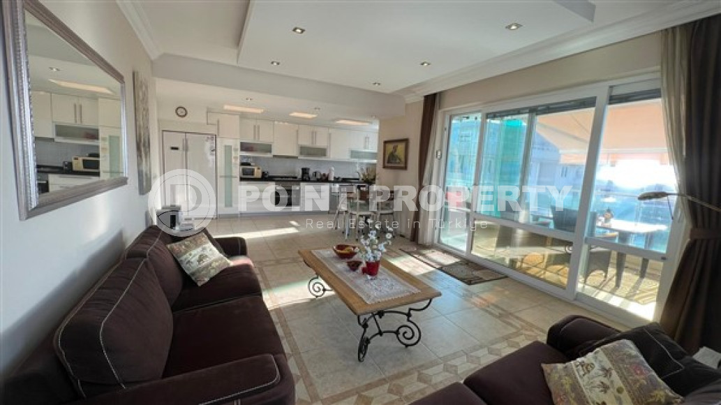 Меблированный пентхаус 4+1, 200м² с личной сауной в центре района Тосмур, Аланья, 250м от моря-id-2378-фото-21