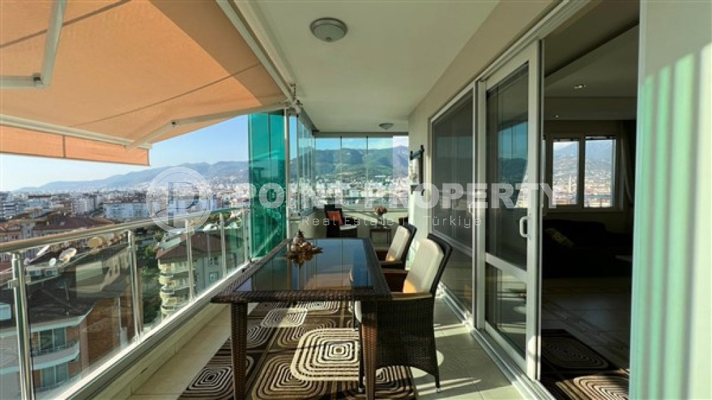 Меблированный пентхаус 4+1, 200м² с личной сауной в центре района Тосмур, Аланья, 250м от моря-id-2378-фото-22