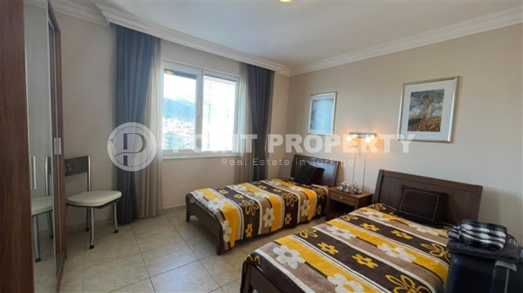 Меблированный пентхаус 4+1, 200м² с личной сауной в центре района Тосмур, Аланья, 250м от моря-id-2378-фото-29