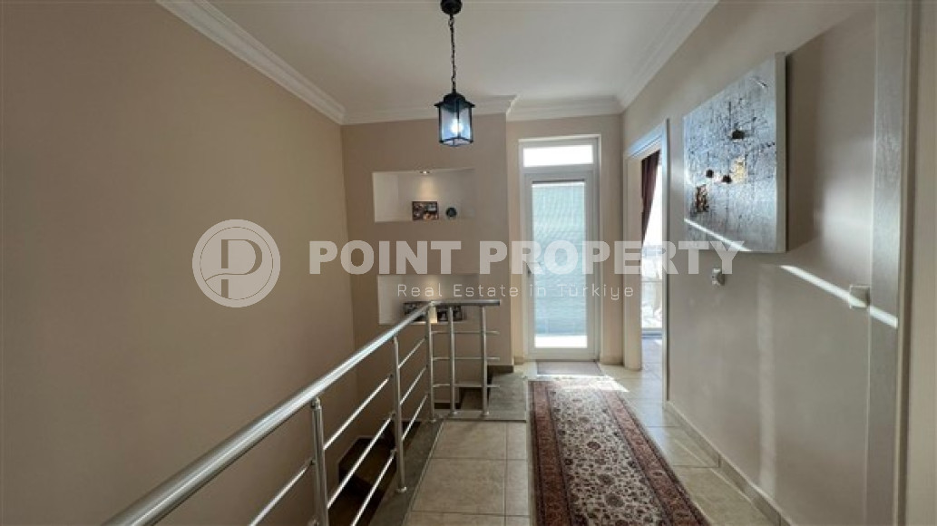 Меблированный пентхаус 4+1, 200м² с личной сауной в центре района Тосмур, Аланья, 250м от моря-id-2378-фото-34