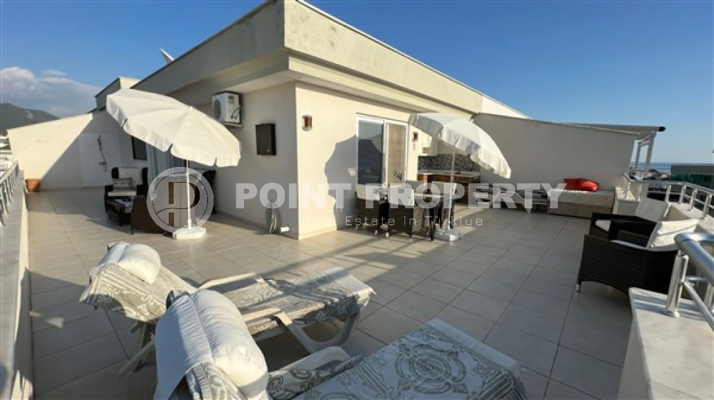 Меблированный пентхаус 4+1, 200м² с личной сауной в центре района Тосмур, Аланья, 250м от моря-id-2378-фото-40