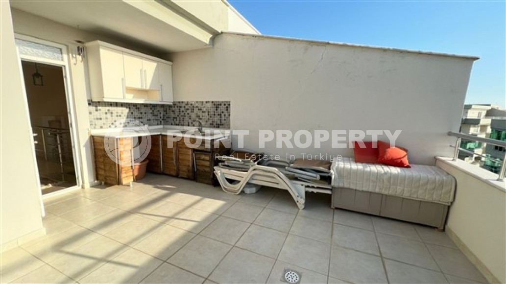 Меблированный пентхаус 4+1, 200м² с личной сауной в центре района Тосмур, Аланья, 250м от моря-id-2378-фото-43