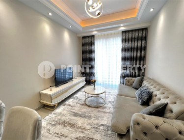 Меблированная двухкомнатная квартира, 65м², в новом элитном комплексе в Махмутларе, 650м до моря-id-2381-фото-3