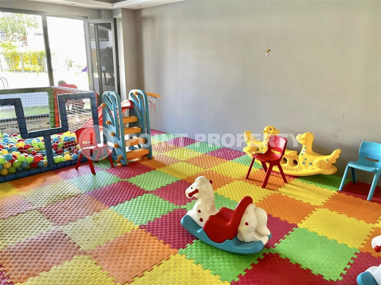 Cozy two-room apartment 1+1 with an area of 52 m2 in a modern residential complex with a private pool in Oba, Alanya-id-1202-photo-13