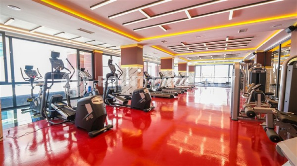 Меблированная двухкомнатная квартира, 65м², в новом элитном комплексе в Махмутларе, 650м до моря-id-2381-фото-24