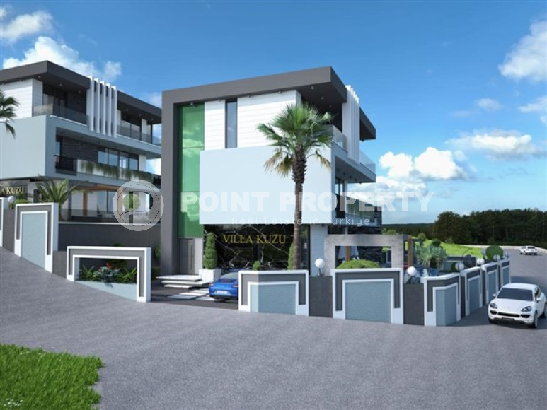 Трехэтажная вилла 460м2, с личным бассейном в Каргыджаке, 1300м до Средиземного моря-id-2384-фото-22