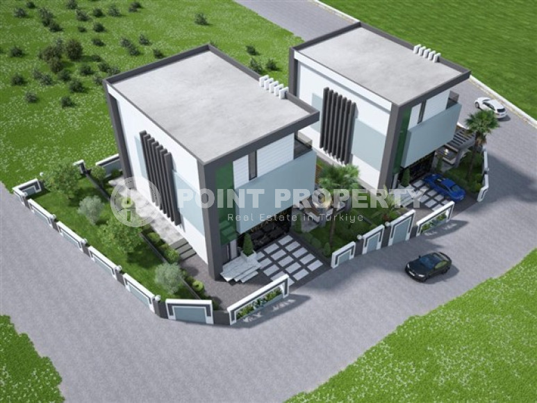 Трехэтажная вилла 460м2, с личным бассейном в Каргыджаке, 1300м до Средиземного моря-id-2384-фото-24