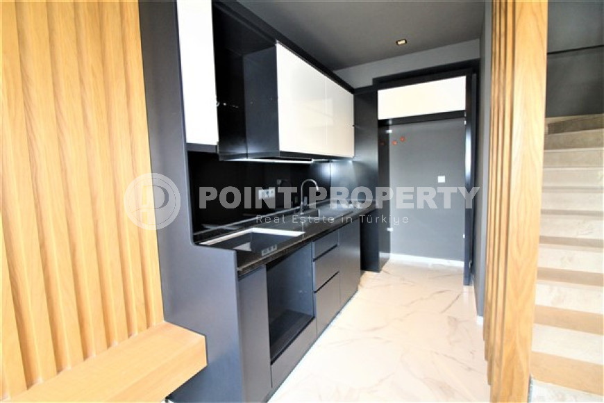 Апартаменты с двумя балконами и одной террасой, 95м2 в новом комплексе в районе Демирташ, Алания-id-2385-фото-3