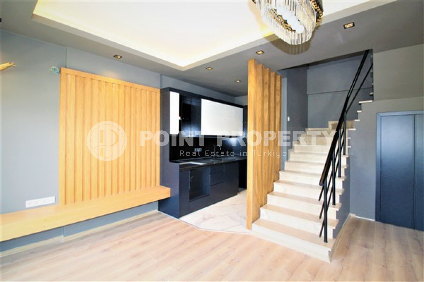 Апартаменты с двумя балконами и одной террасой, 95м2 в новом комплексе в районе Демирташ, Алания-id-2385-фото-5