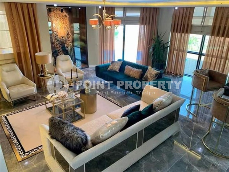 Двухэтажная вилла с видом на море 4+1, 300 м2, в районе Каргыджак, Аланья-id-2386-фото-2