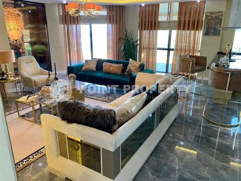 Двухэтажная вилла с видом на море 4+1, 300 м2, в районе Каргыджак, Аланья-id-2386-фото-3