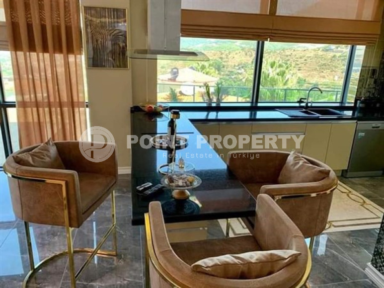 Двухэтажная вилла с видом на море 4+1, 300 м2, в районе Каргыджак, Аланья-id-2386-фото-5