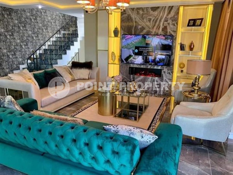 Двухэтажная вилла с видом на море 4+1, 300 м2, в районе Каргыджак, Аланья-id-2386-фото-6