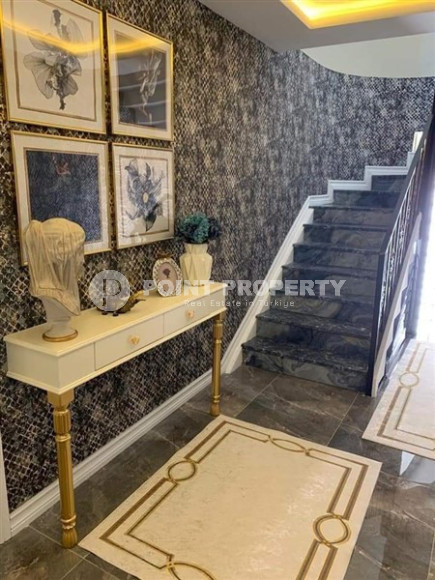 Двухэтажная вилла с видом на море 4+1, 300 м2, в районе Каргыджак, Аланья-id-2386-фото-7