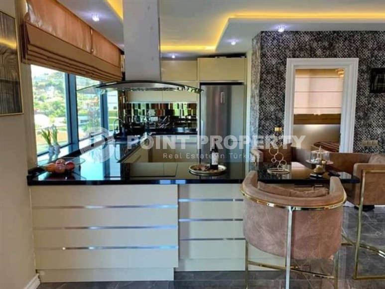 Двухэтажная вилла с видом на море 4+1, 300 м2, в районе Каргыджак, Аланья-id-2386-фото-11