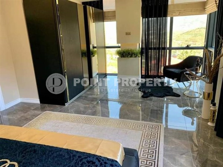 Двухэтажная вилла с видом на море 4+1, 300 м2, в районе Каргыджак, Аланья-id-2386-фото-14