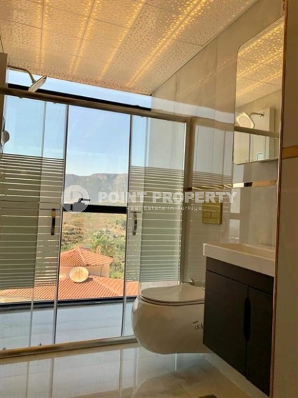 Двухэтажная вилла с видом на море 4+1, 300 м2, в районе Каргыджак, Аланья-id-2386-фото-16