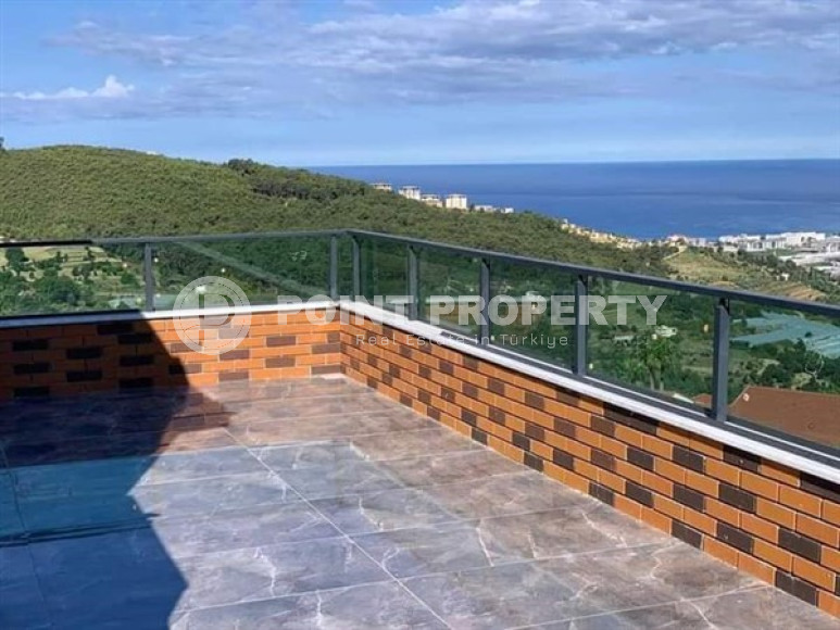 Двухэтажная вилла с видом на море 4+1, 300 м2, в районе Каргыджак, Аланья-id-2386-фото-27