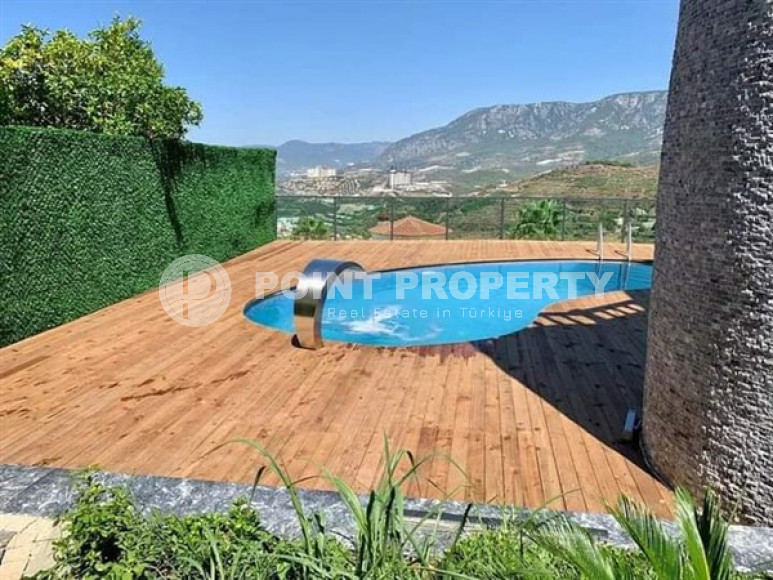 Двухэтажная вилла с видом на море 4+1, 300 м2, в районе Каргыджак, Аланья-id-2386-фото-30