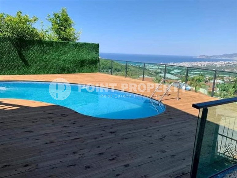 Двухэтажная вилла с видом на море 4+1, 300 м2, в районе Каргыджак, Аланья-id-2386-фото-32