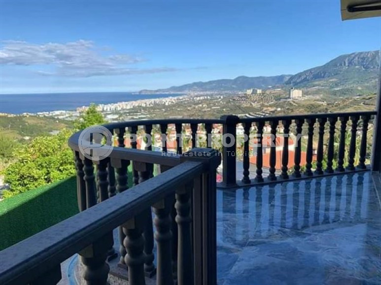 Двухэтажная вилла с видом на море 4+1, 300 м2, в районе Каргыджак, Аланья-id-2386-фото-34