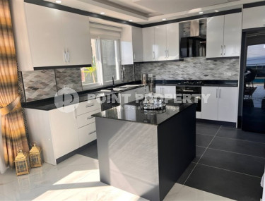 Роскошная, двухэтажная вилла 3+1, площадью 200 м2 с потрясающими видами на море, район Динек, Алания-id-2387-фото-4