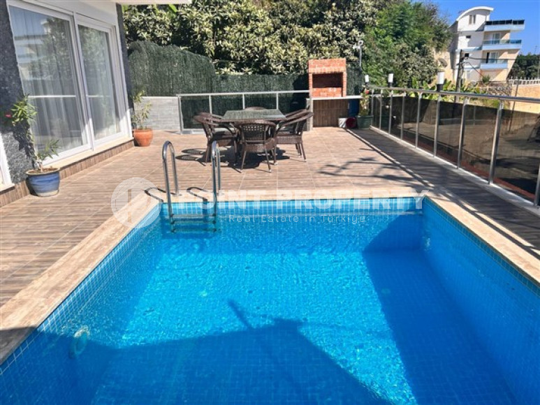 Роскошная, двухэтажная вилла 3+1, площадью 200 м2 с потрясающими видами на море, район Динек, Алания-id-2387-фото-27