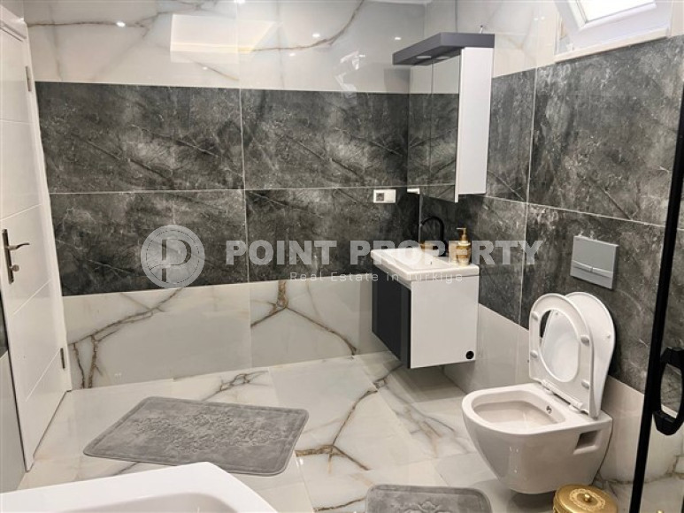 Роскошная, двухэтажная вилла 3+1, площадью 200 м2 с потрясающими видами на море, район Динек, Алания-id-2387-фото-31