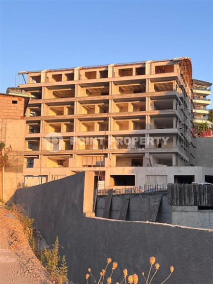 Квартира с одной спальней, 65м², в комплексе на этапе строительства в 800м от моря, Аланья, Каргыджак-id-2388-фото-16