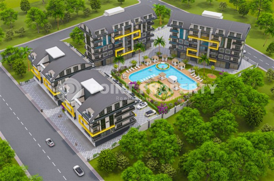 Investment project of a premium class complex in the Alanya region - Oba with interest-free installments-id-2389-photo-2