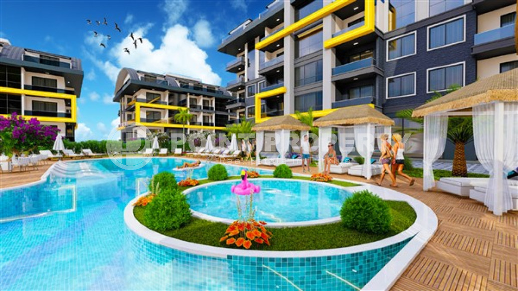 Investment project of a premium class complex in the Alanya region - Oba with interest-free installments-id-2389-photo-4