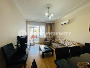 Меблированная квартира 1+1, площадью 60 м²в, в 50 м от побережья Средиземного моря в районе Гюллер Пинари, Алания-id-2391-фото-4