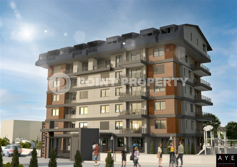 Инвестиционный проект на этапе котлована в Газипаше. Различные планировки 62-193 кв.м.-id-1205-фото-4