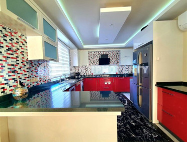 Превосходная, двухэтажная вилла 3+1 с личным бассейном и джакузи, площадью 230 м2, в горном районе Бекташ, Алания-id-2393-фото-4