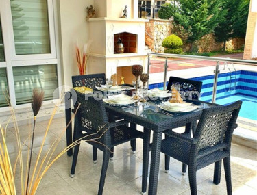 Превосходная, двухэтажная вилла 3+1 с личным бассейном и джакузи, площадью 230 м2, в горном районе Бекташ, Алания-id-2393-фото-5