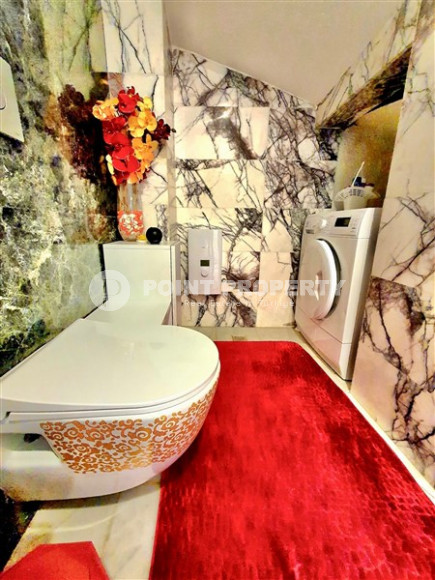 Превосходная, двухэтажная вилла 3+1 с личным бассейном и джакузи, площадью 230 м2, в горном районе Бекташ, Алания-id-2393-фото-11