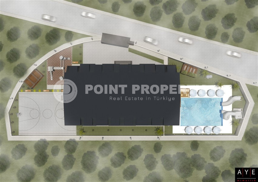 Инвестиционный проект на этапе котлована в Газипаше. Различные планировки 62-193 кв.м.-id-1205-фото-7