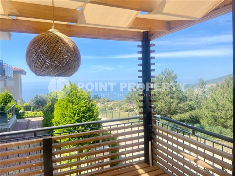 Превосходная, двухэтажная вилла 3+1 с личным бассейном и джакузи, площадью 230 м2, в горном районе Бекташ, Алания-id-2393-фото-14