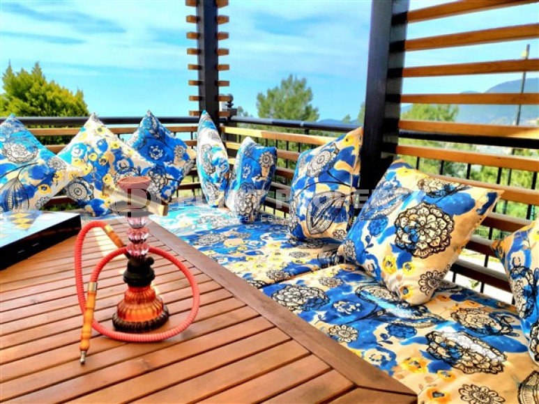 Превосходная, двухэтажная вилла 3+1 с личным бассейном и джакузи, площадью 230 м2, в горном районе Бекташ, Алания-id-2393-фото-16