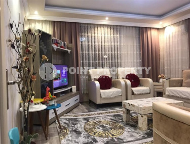 Трехкомнатная квартира с отдельной кухней, 105 м² в центре Газипаши, Аланья-id-2395-фото-1