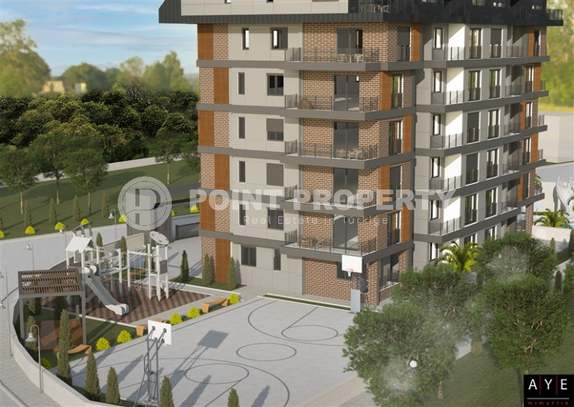 Инвестиционный проект на этапе котлована в Газипаше. Различные планировки 62-193 кв.м.-id-1205-фото-12