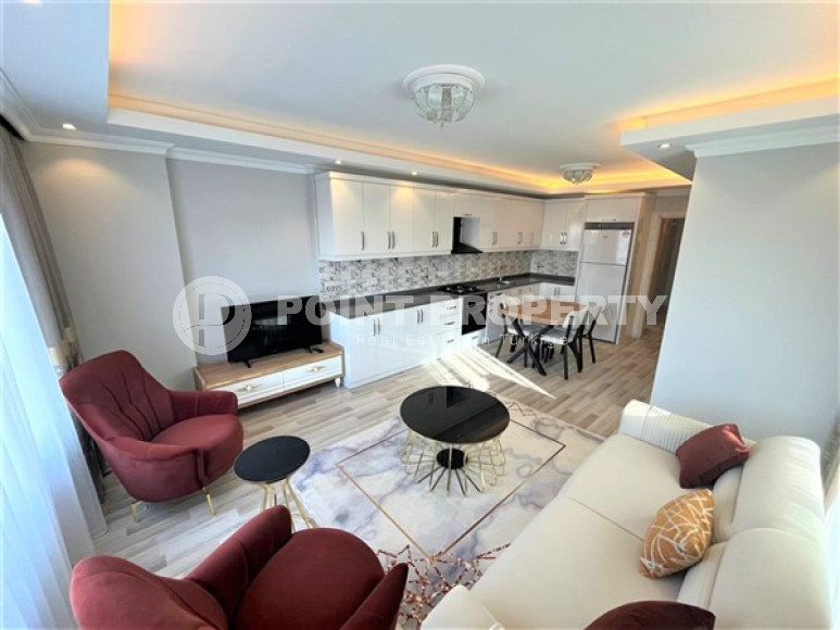 Уютная трехкомнатная квартира 2+1 95м2 под гражданство, в самом большом районе Алании – Махмутлар-id-2399-фото-2