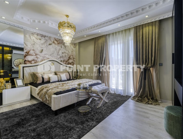 Stylish spacious apartment with furniture and appliances in Cikcilli. 120 sq.m.-id-1204-photo-5