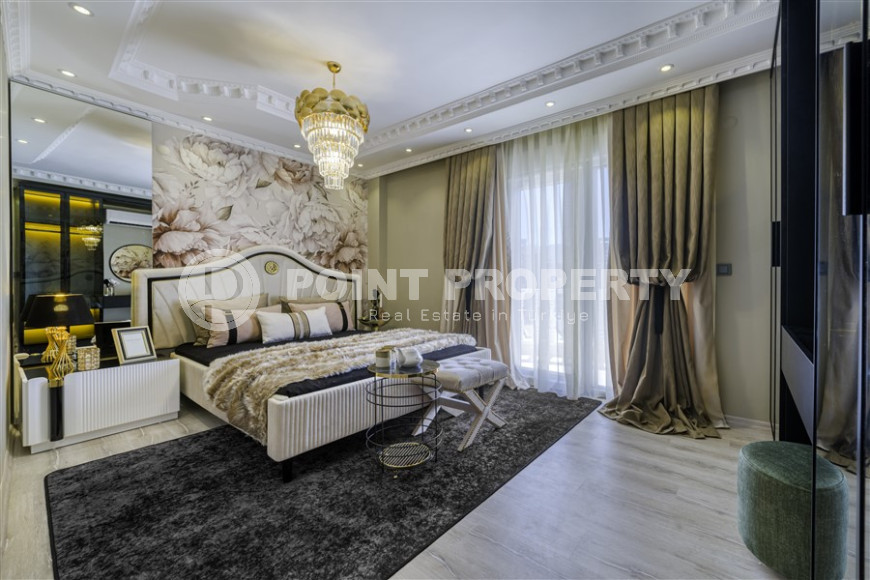 Stylish spacious apartment with furniture and appliances in Cikcilli. 120 sq.m.-id-1204-photo-5