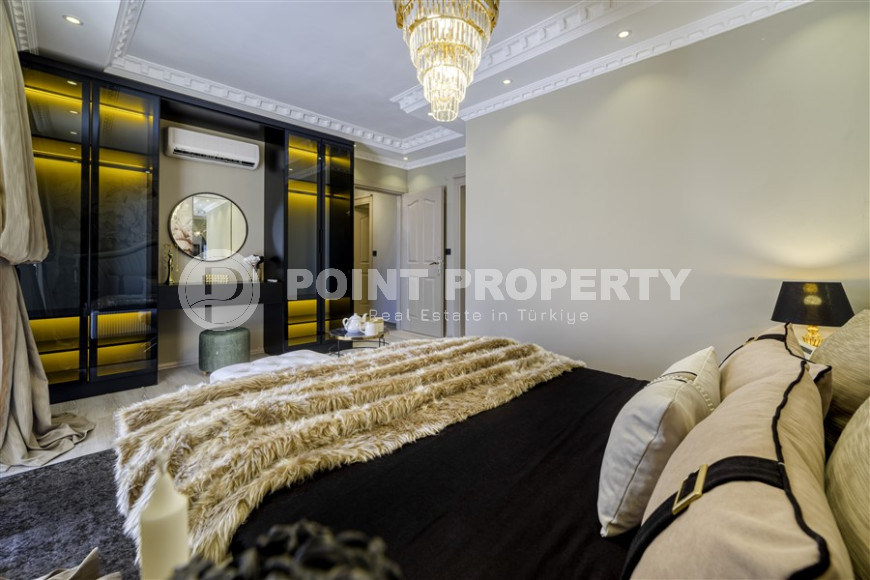 Stylish spacious apartment with furniture and appliances in Cikcilli. 120 sq.m.-id-1204-photo-7