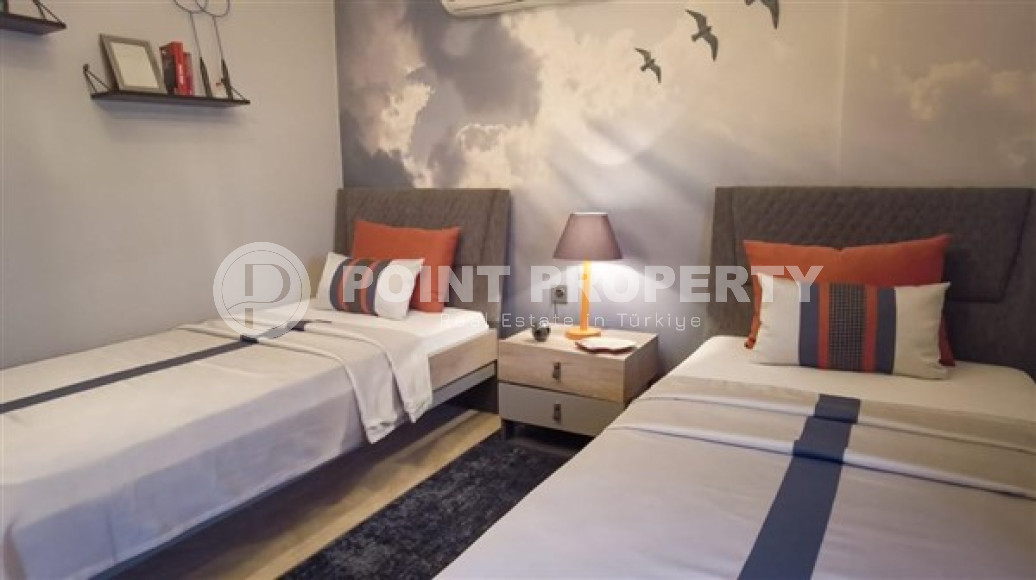 Luxurious apartment 2+1 125m2 with new appliances and renovation 550m to the Mediterranean Sea-id-2400-photo-14