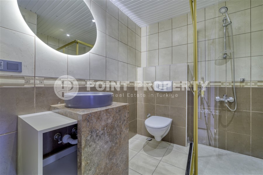 Stylish spacious apartment with furniture and appliances in Cikcilli. 120 sq.m.-id-1204-photo-8
