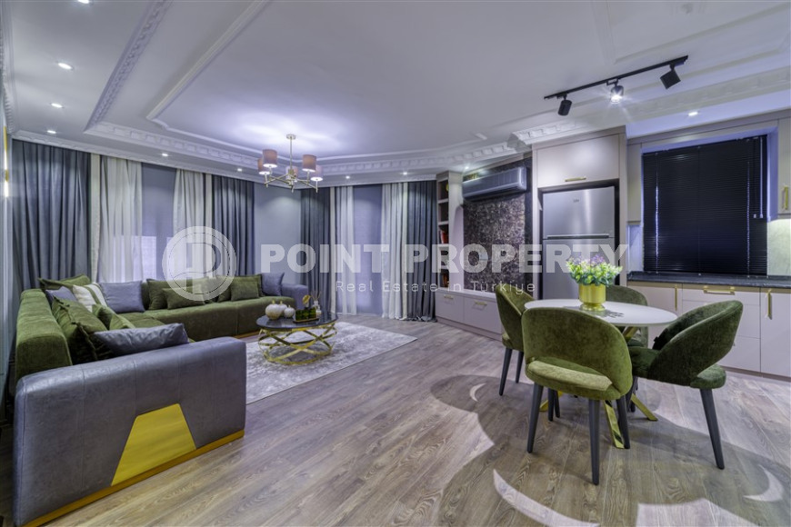 Stylish spacious apartment with furniture and appliances in Cikcilli. 120 sq.m.-id-1204-photo-10